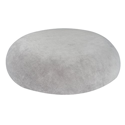 Hilfe bei akuten Sitzbeschwerden! Orthopädischer Sitzring bei Rücken- / Steißbein- und Hämorrhoidenschmerzen. Schmerzlindernd durch ringförmige Öffnung in der Mitte. Sanolind® Markenqualität. (Grau) - 5