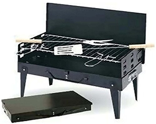 shopper 52.com shopper 52 Briefcase Style Portable Folding Charcoal Base Barbecue Grill-BBQ05