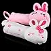 Women Girls Cute Cartoon Love Rabbit Pencil Box Case