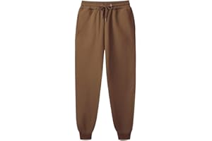 ORANDESIGNE Pantalon de Survêtement en Polaire Fine Homme Pantalon de Jogging Pants Doublure Polaire Chaud Pantalons de Sport Training Survêtement avec Poches Sportswear