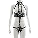 Produktbild LK-Shky-Ny Schwarz Damen Leder Harness, Siamesisch Gebundene Brüste Leder Cosplay Queen Sex Spielzeug Erwachsene Produkte Für Frauen