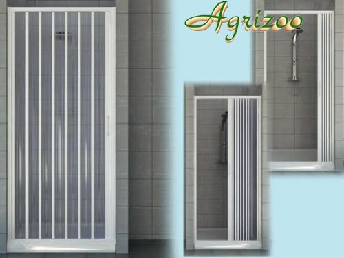 DocciaBox ducha Puerta, extensible, altura 185 cm, Ancho 110/120 cm, cuarto de equipo