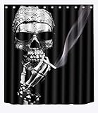 Badezimmer vor allem Fliesendekoration, die den Eindruck erwecken, dass es kalt und hart ist, Duschvorhang kann eine weiche Atmosphäre schaffen, spielen eine dekorative Rolle.