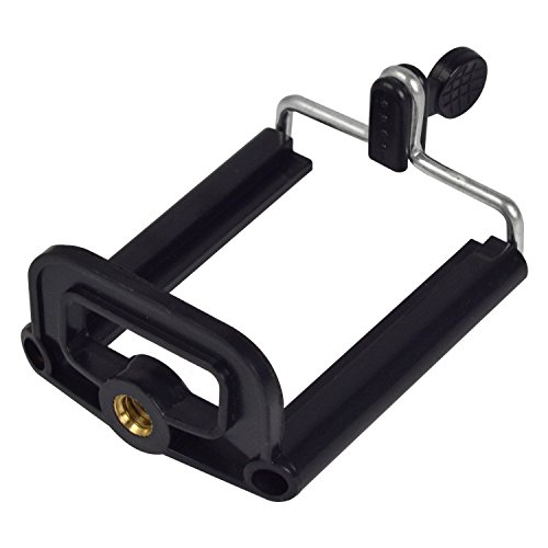 MENGSÂ® 1/4 universell Schraubenkopf Handy Smartphone Stativ-Halterung fÃ¼r iphone, ipod touch, HTC, Samsung, Blackberry und andere Android-Smartphones - Schwarz