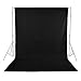Produktbild Phot-R P-NW3X6BK 3 x 6 m Photo Studio Non-Woven Fotostudio Maschine waschbar Hintergrund-Hintergrund Screen Fotografie Video schwarz