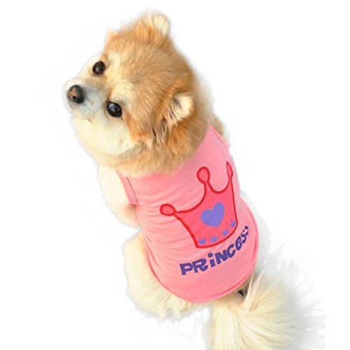 Familizo-New-Dog-Pet-Clothes-Summer-Pink-Princess-Crown-Vest-Sleeveless-T-Shirts-Apparel