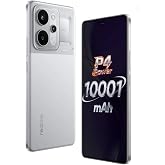 realme P4 Power 5G Smartphone, Trans Silver, 8GB RAM, 256GB Storage, 10001mAh Battery, 6.8 Inch Display, Triple Camera