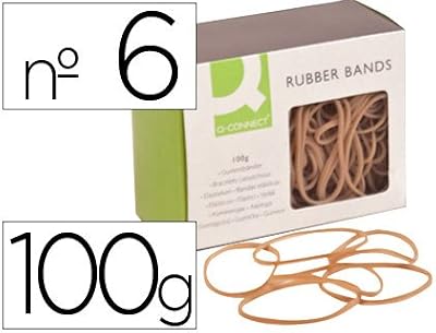 Q-Connect 54311 Bracelet Caoutchouc Plastique Assorties