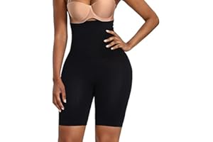 BTKVISEQAT Shapewear Damen Bauchweg Unterhose Damen, Shapewear Damen Body Shapewear, Miederhose Damen Bauchweg, Hohe Taille Bauchweg Hose Damen, Butt Lifter Bauch Weg Hose Bauch-Weg-Effekt Stark Formt Sofort