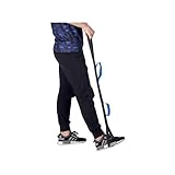 Leg Lifter Strap, 35”Rigid Foot Loop Lift & Hand Grip - Adult, Senior, Elderly, Handicap, Disability & Pediatrics Mobility Aid Lifting Tool for Wheelchair, Hip & Knee Replacement, Bed or Car