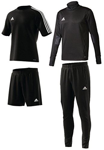 adidas Set Tiro 17 4-teilig schwarz/weiß
