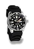Army Watch Taucheruhr - 100 ATM/1000 Meter - Silikonband - Schwarz - EP846