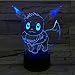 Produktbild Cartoon Pokemon Go Eevee 3D Lava Lampe Weihnachten Farbwechsel Led Nachtlicht Stimmung Dekor Geschenk Schlafzimmer Tischlampe