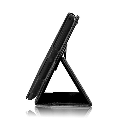 Infiland Folio Hülle Case Schutzhülle Tasche für 7 “7 Zoll Google Android Tablet-PC inklusive ALLDAYMALL A88S / A88X 17,8 cm (7 Zoll) Tablet-PC, rotor® 17,8 cm (7 Zoll) Android Tablet PC, JEJA 7 Zoll Android Google Tablet PC, Dragon Touch Y88X 7 Zoll Tablet PC, Trimeo 7 Zoll Tablet PC, Arespark Ultrathin 7 Zoll Tablet PC, PHROG7 Tablet PC (7 Zoll), Rixow Ultrathin 7 inch Tablet PC( Überprüfen Sie bitte die Details der kompatibelen Tablet-Modell-Liste in Produktbeschreibung)(Schwarz) - 9