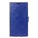 Produktbild casefirst Blackberry DTEK70 Wallet Multi Card Holder Protection Leather Case Folio PU Leather Cover with Leather Case Case for Blackberry DTEK70 - Blue