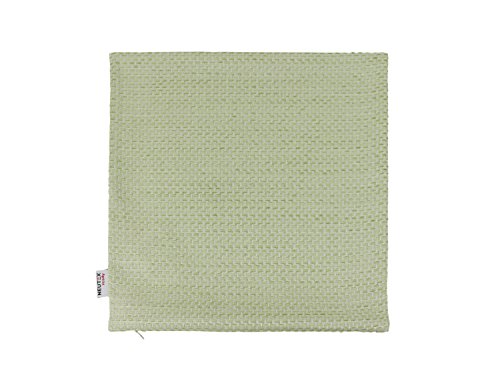 Doppelpack zum Sparpreis – Kissenhülle Rio – moderne Wohndekoration von Trend Collection in elegantem Design – erhältlich in 12 modischen Farben und 3 Größen, 60 x 60 cm, lime - 7