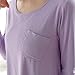 Bearsland Women's Maternity and Breastfeeding Nightgown Purple UK Size Medium