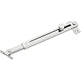 Nixnine Stainless Steel Window Stay Adjustable from Security Window Latches Catch Eye Cabin Hook 10" Silver Pack of 5