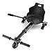 Produktbild E T Self Balancing Hovercart Go Cart Hoverkart Sitz für 6,5" 8" 10" Self Balancing Scooter (Schwarz)