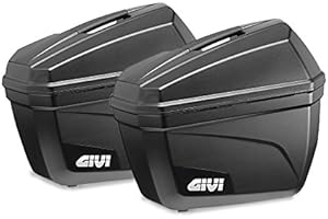 Juego de maletas laterales para BMW F800GT 13-16 Givi Monokey E22N negro 22 litro