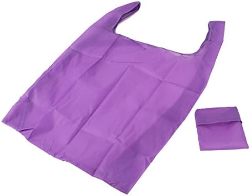 Reusable Shopping Grocery Tote Bag for Life Large Travel Nylon Eco Recycle - Purple