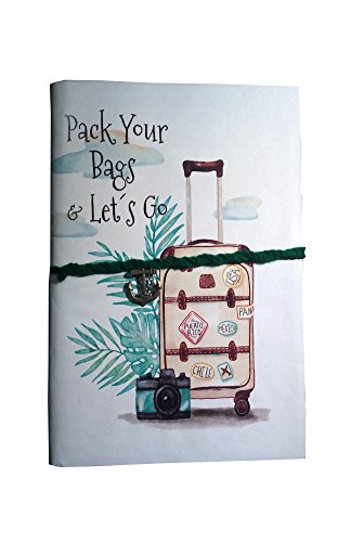 Goonj Creations Handmade Diary Travel Print ( 20.32 X 13.97 cm)