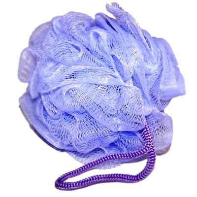 Lavender Bath Shower Exfoliating Sponge Ball Scrunchies (4 Pack)