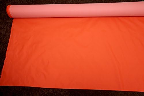 wildlifephotographyshop 4 oz waterproof PU Hi-Vis High Visibilty orange fabric. Sold by the sheet 148cm x 100cm.