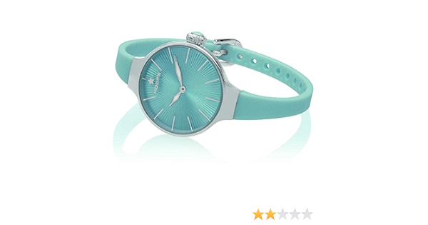 Orologio Hoops Nouveau Cherie 2583L-S13 Al quarzo (batteria) Acciaio  Quandrante Azzurro Cinturino Gomma : Amazon.it: Orologi