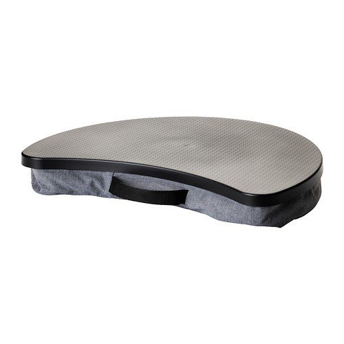 IKEA BYLLAN Laptophalter in grau