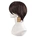 MapofBeauty 10"/25cm Brown Short Hair Short Paragraph Male Cosplay Wigs