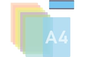 Belegao 9PCS Dyslexia Overlays - A4 Coloured Reading Overlays Reading Tracking Highlight Strips PET Reading Rulers for Dyslexia, Visual Stress, Irlens Syndrome, ADHD for Children Adults