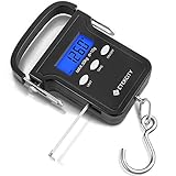 balanza gancho pilon Capacidad máxima: 50 kg. Configuración: g/lb/kg/oz. Pantalla LCD fácil de leer con retroiluminación azul. Con una cinta métrica de 1 metro también puedes guardar tus artículos (por ejemplo, por ejemplo, paquetes y equipaje de mano).
