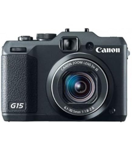 Canon Power Shot G15 Camera - Black (28mm Wide Lens,12MP) 3.0 inch
