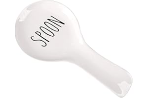 GRIZEF Spoon Rest for Kitchen Counter,Ceramic Spoon Holder,Ceramic Utensil Holder,Large Size Cooking Utensil Kitchen Spoon Rest -Essential Kitchen Gadgets & Accessories