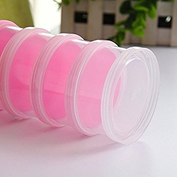 Hrph Tragbare Baby-Säuglingsnahrung Milchpulver & Food Behälter Flasche 3 Zellen Gitterbox - 2