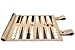 Price comparison product image SONDERGUT - Backgammon - Travel Backgammon Set - Genuine Leather - Colour: Cream