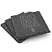 Produktbild Naturschiefer-Untersetzer, Motiv: Game of Thrones, 2er- / 4er-Set, Geschenkidee, Schiefer, I Drink and I Know Things, 4er-Set