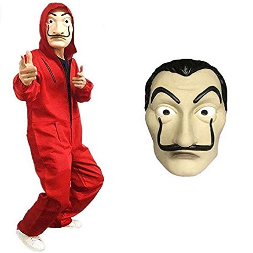 fun La CASA De Papel Combinaison Combinaison Dali Masque Rouge La Maison du Papier