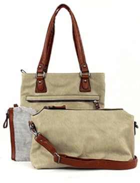 twinbag Cityshopper Perla / Cognac