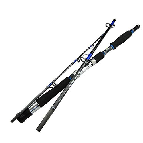 Cool Wearer Lure Weight 70-250g 3 Section Boat Jigging Fishing Rod 1.8m Fast Action Carbon Fiber Saltwater Fishing Spinning Rod Pole