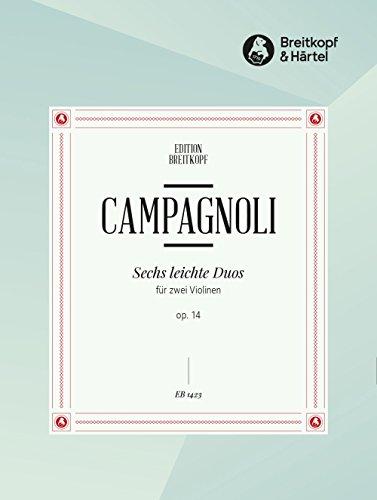 Download 6 leichte Duos op. 14 für 2 Violinen (EB 1423) Download 6 leichte Duos op. 14 für 2 Violinen (EB 1423)