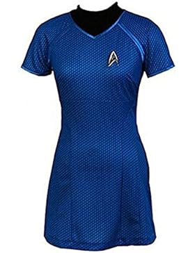 CosDaddy® Star Trek Into Darkness Cosplay Kostüm Marcus Blaue Uniform Kleid