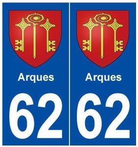 62 Self-Adhesive Notes Shield Plate Stickers City