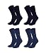 Produktbild TOMMY HILFIGER Herren Classic Casual Business Socken 4er Pack verschiedene Farben (2er dark navy (322)/2er jeans (356), 39-42)