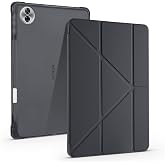 Honor Pad 10 12.1 İle Uyumlu Kılıf Tri Folding Kalem B&ouml;lmeli Standlı Kılıf (siyah)