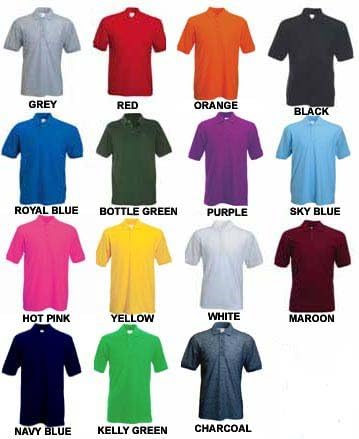 Mens Premium Pique Polo T Shirts Sizes XS to 4XL - WORK SPORTS LEISURE