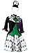 Produktbild Emmas Garderobe Mad Hatter Kostüm - Mit Rock, Kleid, Hut, Fliege und Arm Cuffs - Schöne Kostüm für Halloween und Teepartys UK Größe 8-14 (Women: 36, Bright Set)