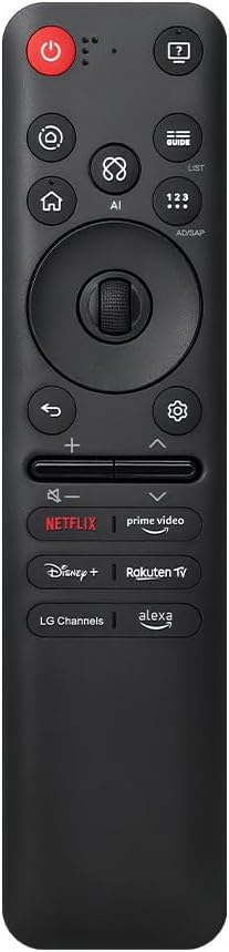 AKB76046603 Mando Mágico por Voz MR25GA para TV de LG Serie 2025 OLED G5/C5/B5, QNED 92A/85A/80A, UA77 - Control por Voz con Puntero, Compatible con MR25GA/24GA/23GA/22GA/21GA/20GA