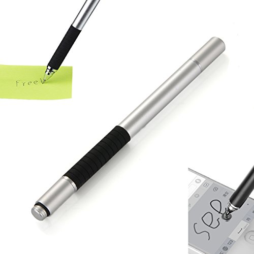 Präziser Eingabestift & Kugelschreiber für Tablet und Smartphone in Silber - 4